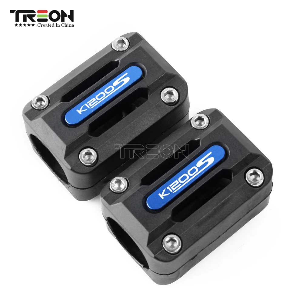 1 Pair For BMW K1200S All Years Motorcycle Engine Crash Bar Protection Bumper Decorative Guard Block | Автомобили и мотоциклы