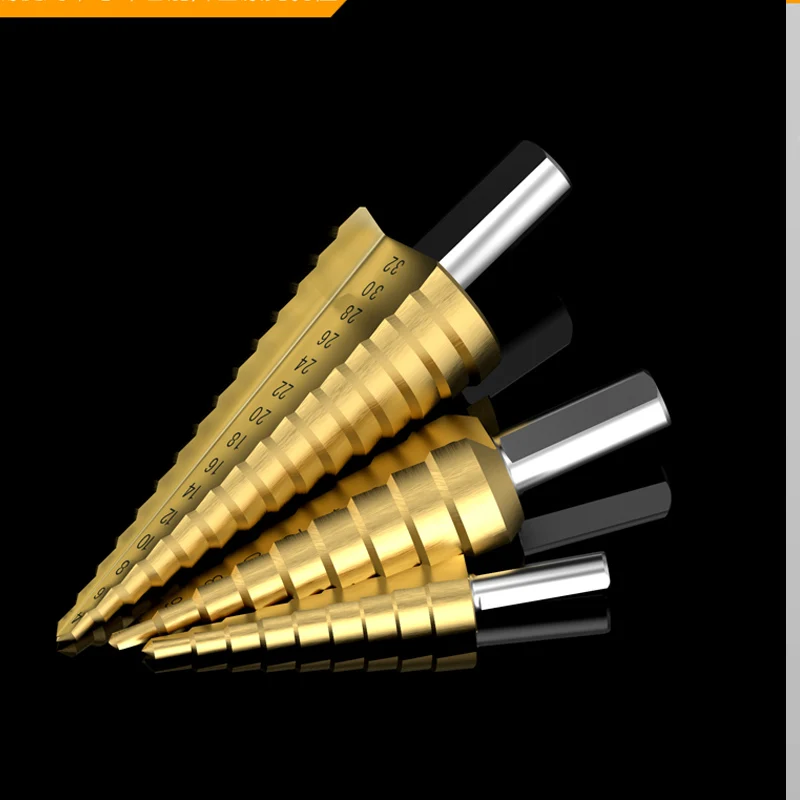 3 шт. Метрическая спиральная флейта Пагода форма резец отверстия 4-12/20/32 мм HSS сталь