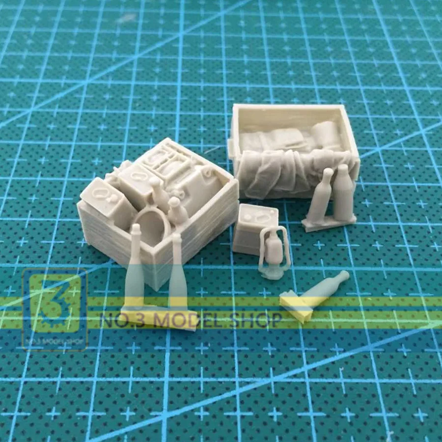 Игрушка 1/35 смолы модели солдат Вторая мировая война сценария нормирования