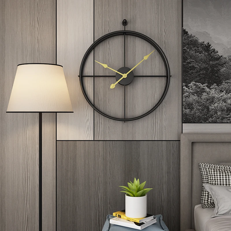 Настенные часы для гостиной в скандинавском стиле Простые художественные