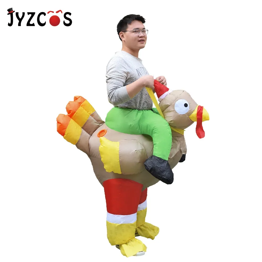 JYZCOS турецкий надувной костюм Рождественский костюмы на Хэллоуин для женщин и