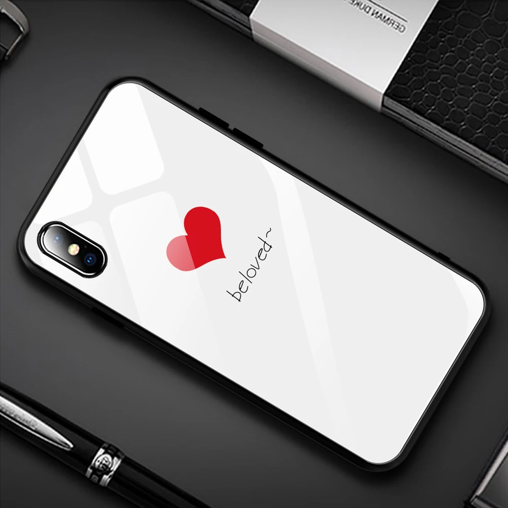 Градиентный чехол из закаленного стекла для телефона для iPhone 7 8 XR X 6 S 6 S 7 Plus XS Max 11 Pro Max 11 Pro 11 Чехол Мягкий ТПУ Роскошный чехол - Цвет: 02