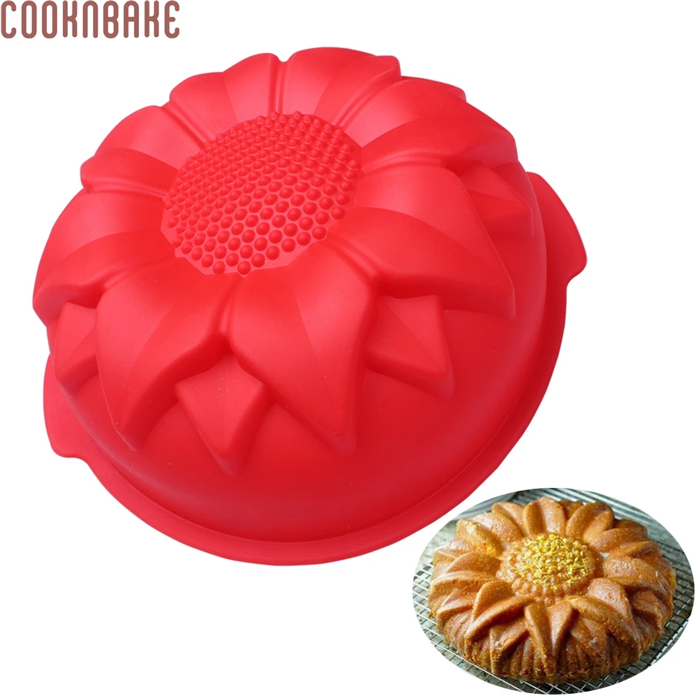COOKNBAKE сделай сам силиконовая форма для выпечки торта большая в виде подсолнуха