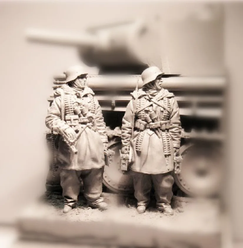 1/35 модельная фигурка из смолы разобранный Неокрашенный набор 204|Наборы для