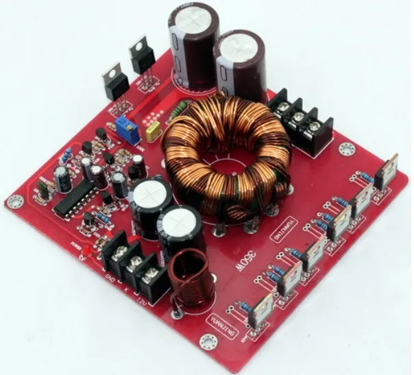 Плата питания LM3886 TDA7294 TDA7293 регулируемое выходное напряжение 30% 12VDC boost до +/ 20 32VDC 350w