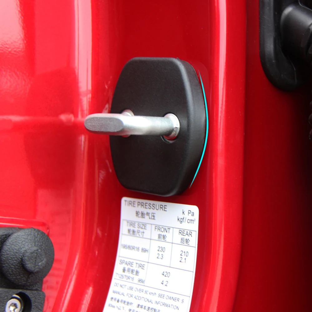 ABS автомобильный Стайлинг Защитные чехлы для дверного замка автомобиля Renault Kadjar