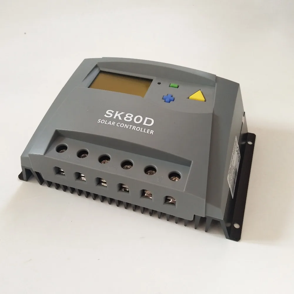 CE RoHS 12V 24V Солнечный контроллер 80A 100A 48V регулятор напряжения ШИМ заряда ЖК