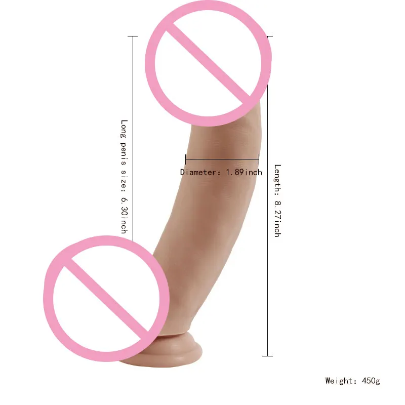 Большой фаллоимитатор для отважных мужчин с яичницей и сильной присоской