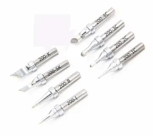 2 шт., сменные Жала для паяльника, 200-T-2.4D1C2C3C4CBKSK3.2D2.4D1.6D