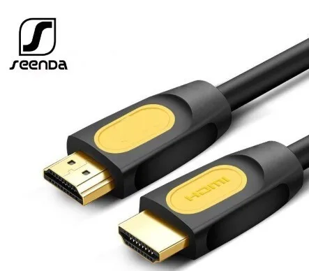 ABS-sheel Round SeenDa 2,0 Hdmi металлическая Высокая четкая линия 4k телевизионная соединительная линия для удлинителя адаптера Xiaomi tv 3 м Кабель HDMI - Цвет: ABS-sheel Round