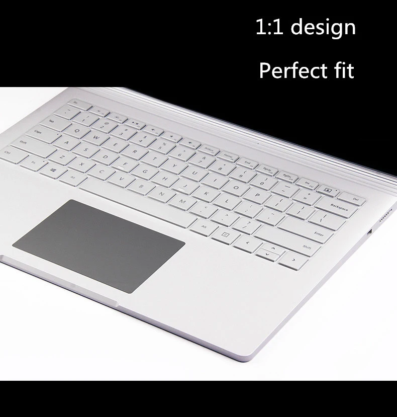 Силиконовый чехол для клавиатуры microsoft Surface 2 1" 13,5 мягкая защитная пленка для ноутбука для microsoft Surface Book 1 13,5"