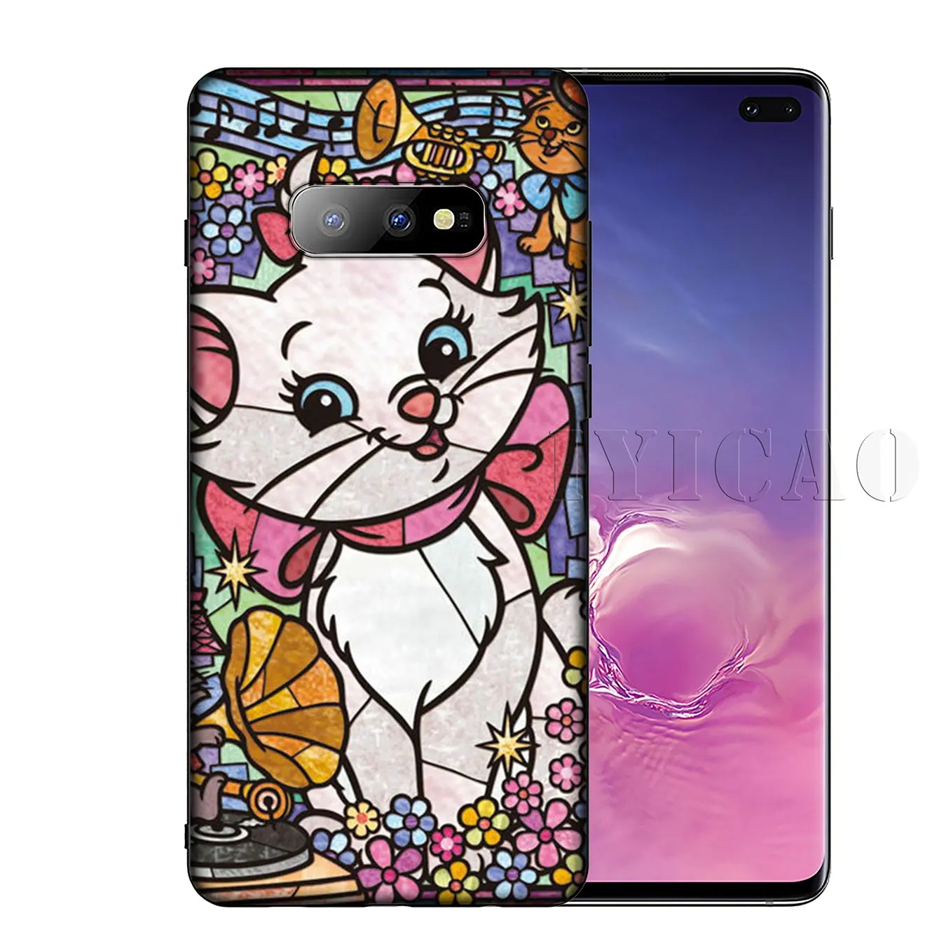 IYICAO Мягкий силиконовый чехол для телефона Marie aristocrats cat Samsung Galaxy S20 Ultra S10 Lite S9 S8 Plus S6