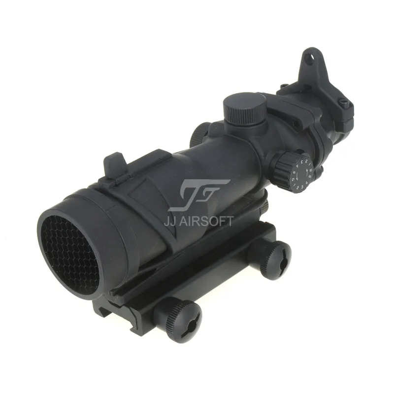 JJ Airsoft ACOG Style 4x32 прицел красный/зеленый сетка с Killflash/Kill Flash (черный/коричневый)