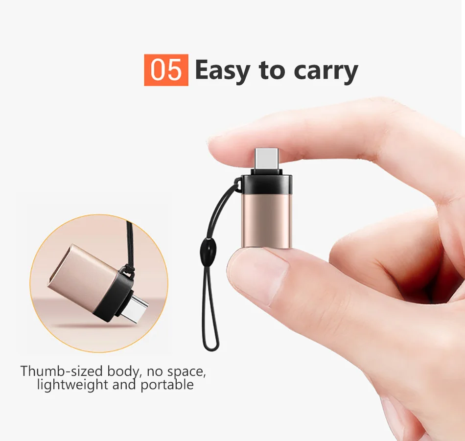 ACCEZZ 2 шт. 3 шт. Тип C OTG адаптер USB 3,0 для samsung S8 huawei P20 Xiaomi Mi8 Lite type-C Мужской Android зарядный разъем