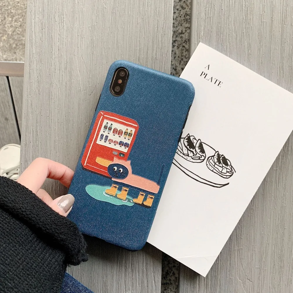 Чехол с изображением животных для iPhone XR XSMAX Foods рисунком 6 S 7 8 Plus модный Забавный