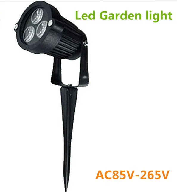 10PCS led garden light 3W 110v-240v Waterproof IP65 warm white RGB blue outdoor lighting led lawn lighting spotlight landscape