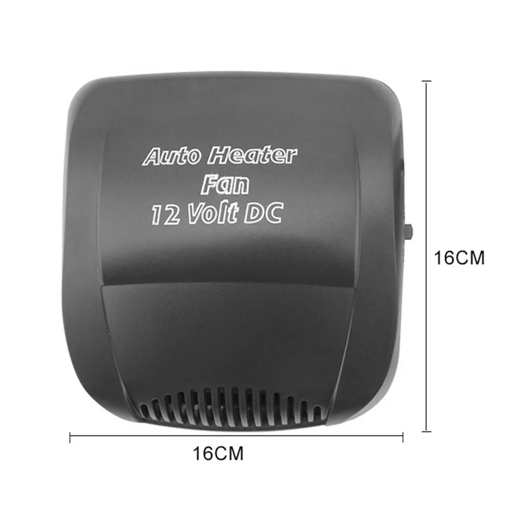DC12V 150 Вт Авто Обогреватель Вентилятор черный прикуриватель питание размороженный запотевающий автомобильный обогреватель теплее охлаждающий вентилятор Простая установка