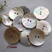 60pcs 25mm 30mm 2 hole mother of pearl akoya shell coat buttons for sewing natural akoya shell sewing supplies wholesale