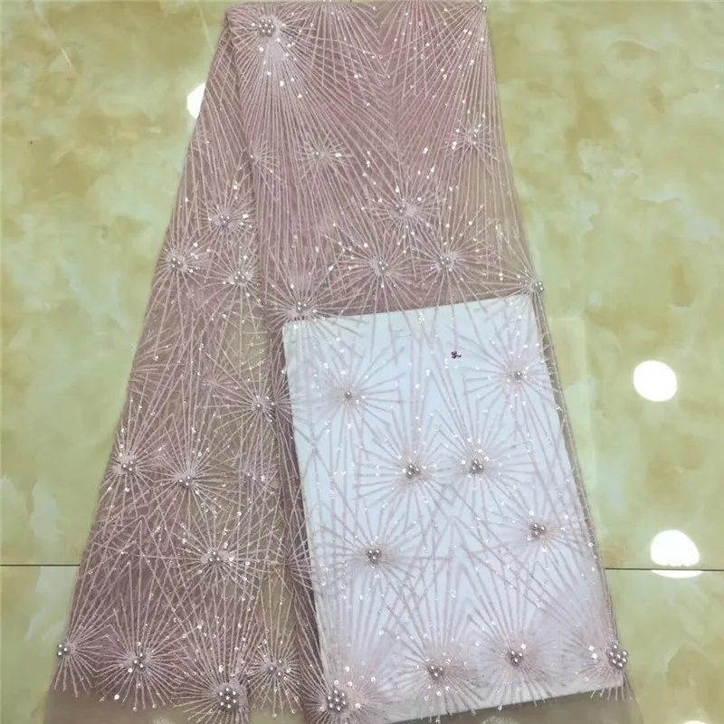 Африканская кружевная ткань 2019 Высокое качество Кружева французские пайетки
