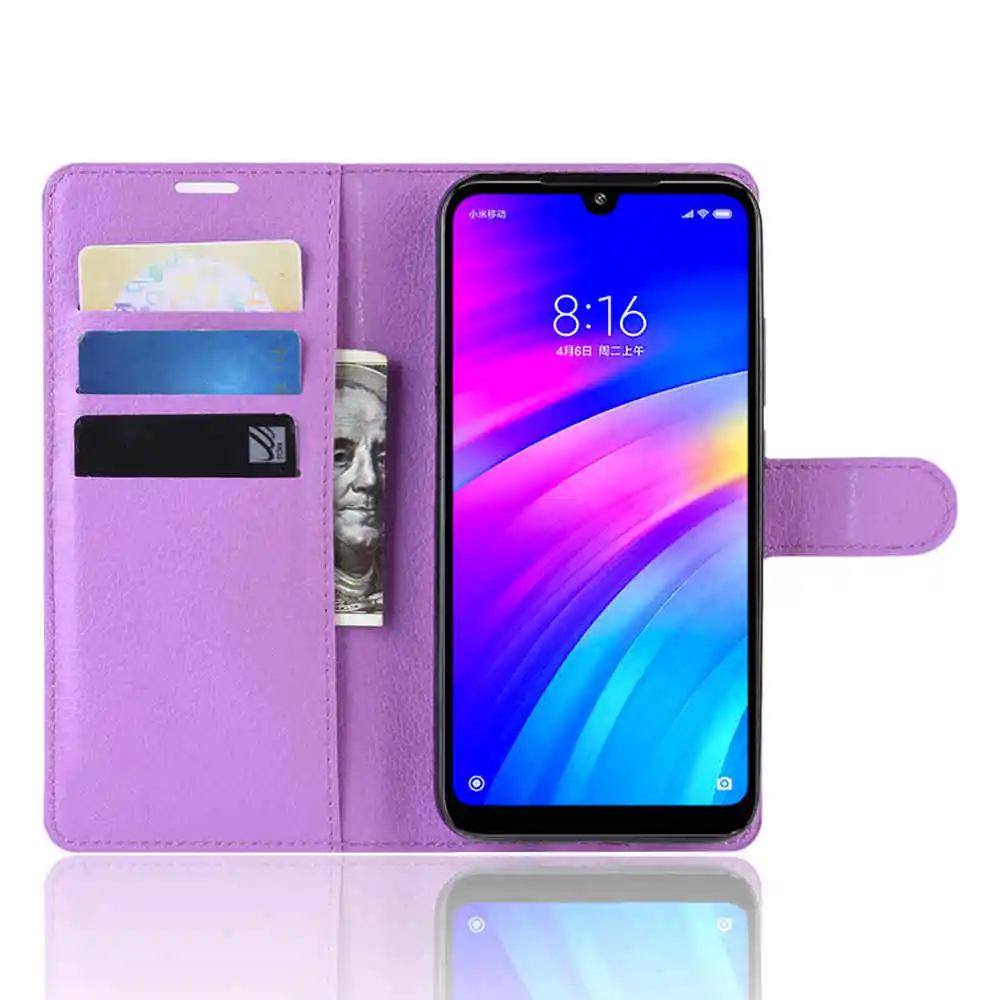 Чехол-книжка из искусственной кожи для Xiaomi Redmi 7 | Мобильные телефоны и аксессуары