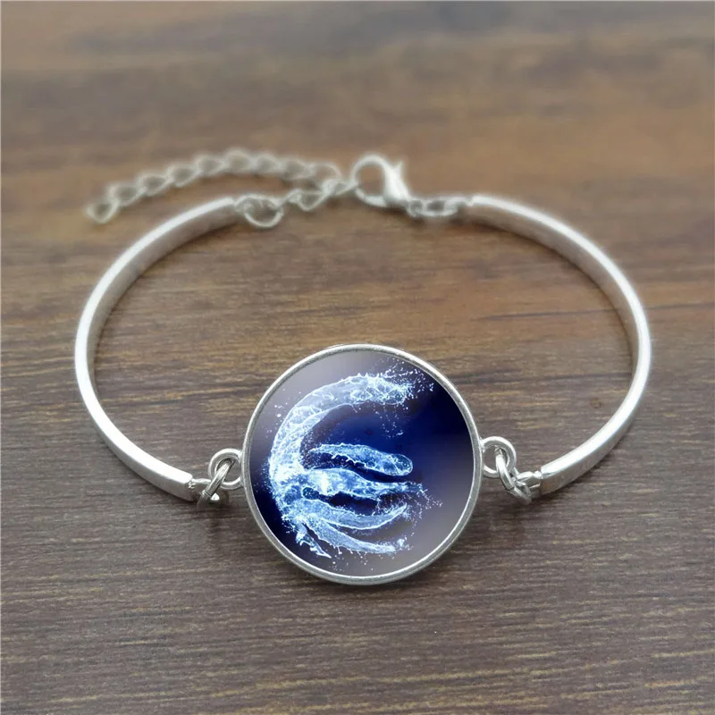 Браслет Аватар с кабошоном из стекла надписью The Last Airbender|charm bracelet|cabochon braceletbracelets &