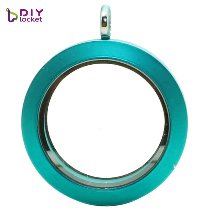 diylocket 30mm Round twist living locket Colourful floating charm (chains included for free) LSFL025 | Украшения и аксессуары