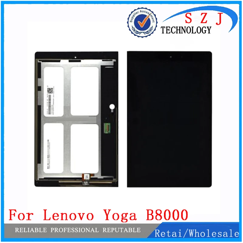 Новый 10 1 дюймовый 1280*800 для Lenovo Yoga B8000 ЖК дисплей + сенсорная панель экран монитора