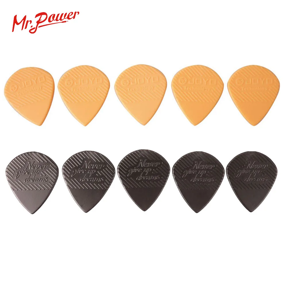 10 шт. Нескользящие медиаторы JOYO Jazz Plectrum для электрической акустической гитары