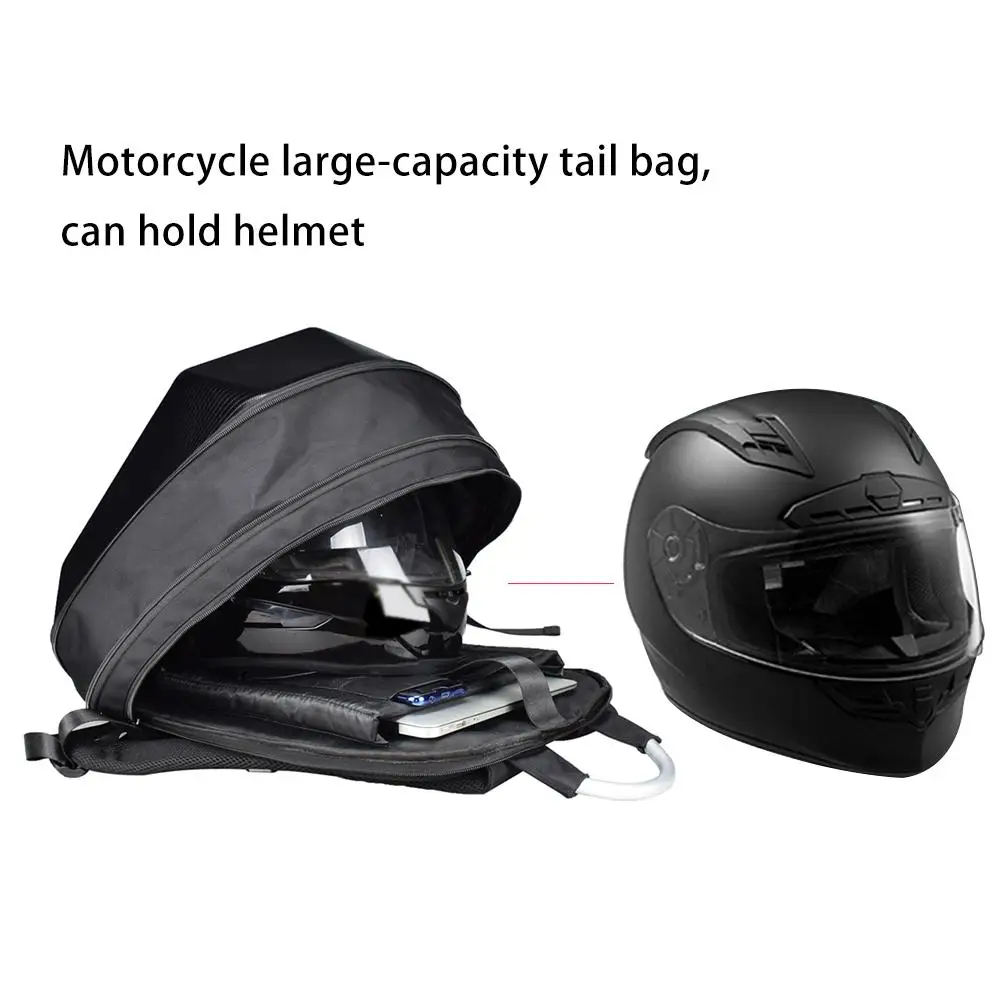 

Black Motorcycle Bag Waterproof Motorcycle Backpack Travel Luggage Bag Motorbike Bags Tank Bag