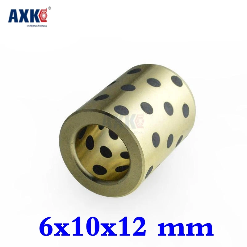 Новинка 2021 ограниченный латунный упорный подшипник Axk 6x10x12 мм линейный графитовый медный набор