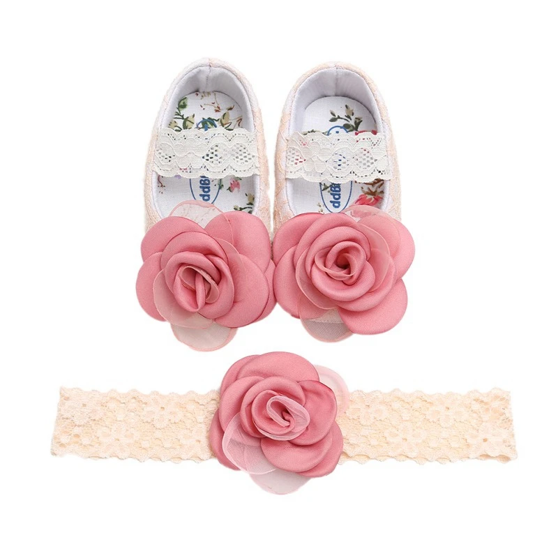 Обувь для детей ясельного возраста милые туфли с большим цветком маленьких