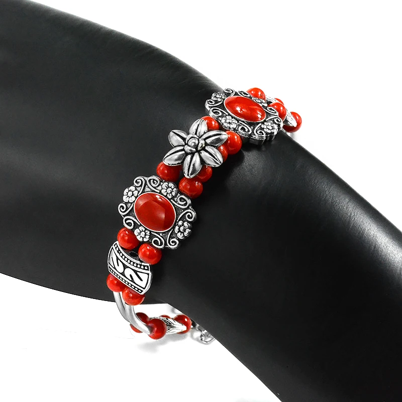 Bohemia Boho Fashion Viking Indian Extension chain Bracelets Bangles For Women Girl Round Geometric Jewelry Accessories Gifts | Украшения и