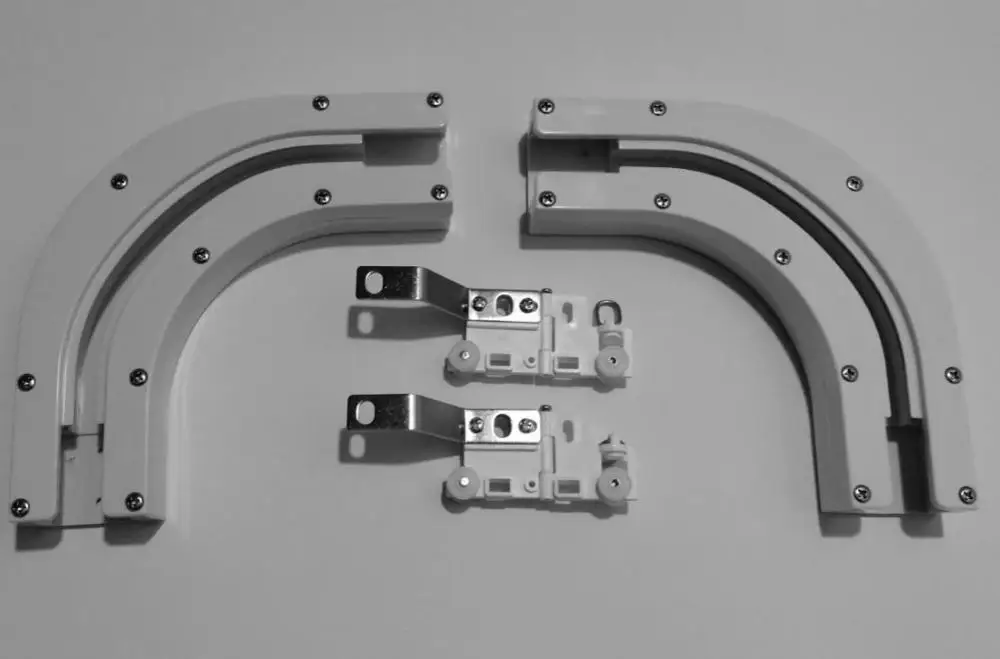 jointer set Изогнутый трек ведущий перевозчик, 90 градусов - Цвет: jointer set