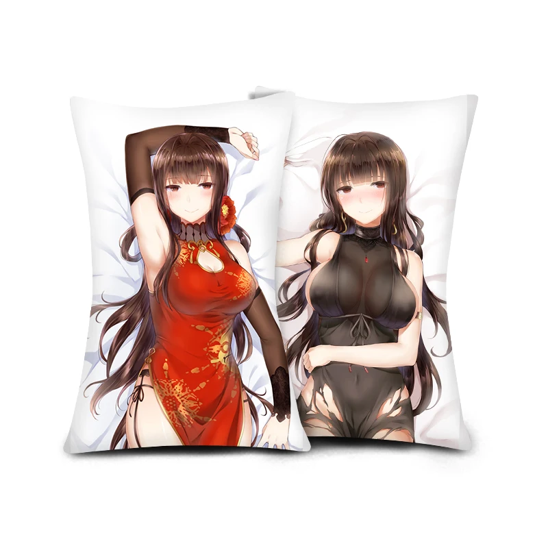 

Moeyu Anime Game Girls' Frontline DSR50 Hugging Body Pillow Case Cover 2WAY Fabric Otaku Pillowcase 35*55/160*50cm
