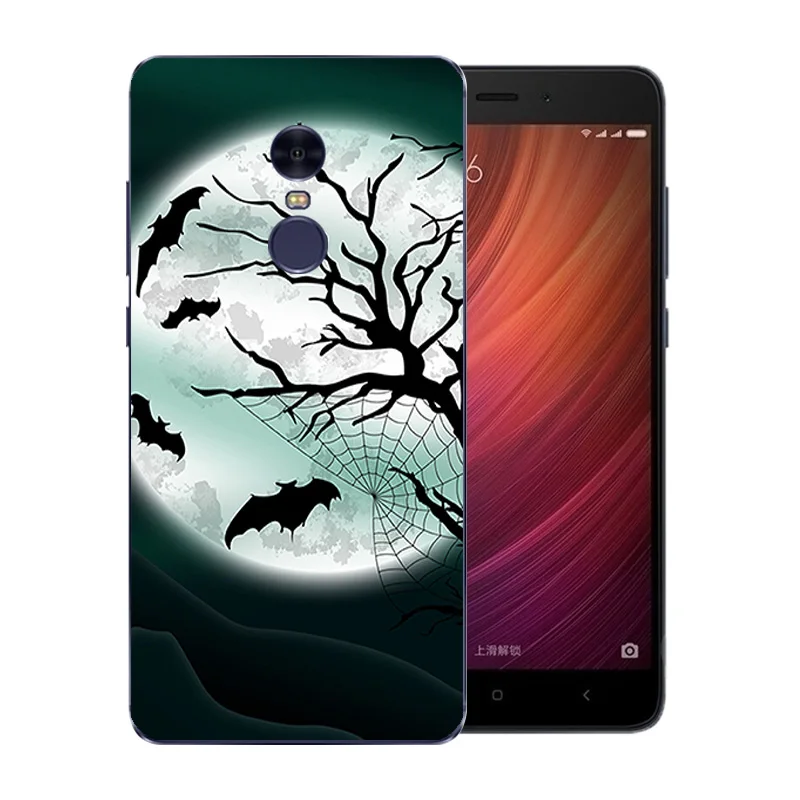for Xiaomi Redmi Note 4 CN Version High Quality Space Moon Pattern Soft Silicon Phone Cases Note4 Full Protector Shell |