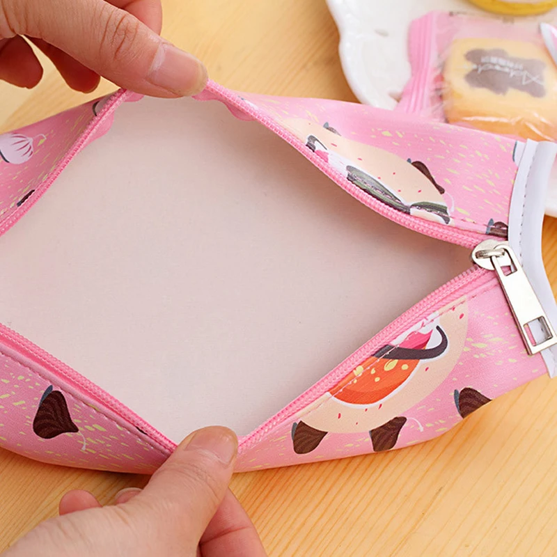 Креативный чехол карандаш для школы Макарон девочек шоколадный крекер сумка из