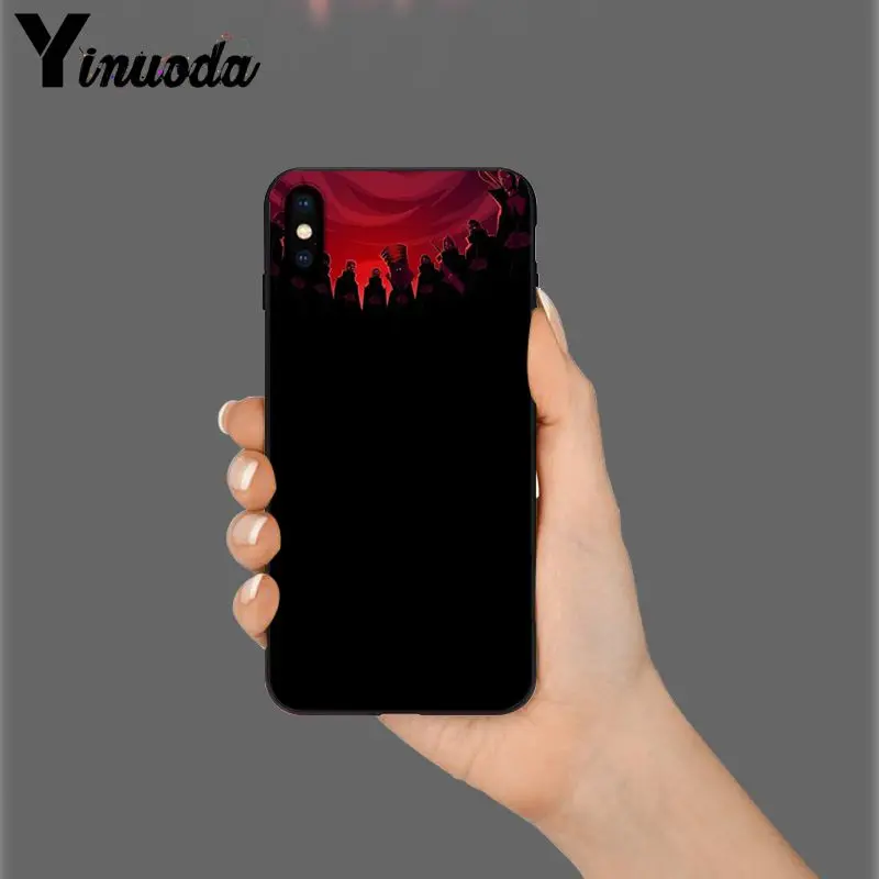 Yinuoda Naruto Akatsuki Custom Photo Soft Phone Case for Apple iPhone 8 7 6 6S Plus X XS MAX 5 5S SE XR Mobile Cases | Мобильные
