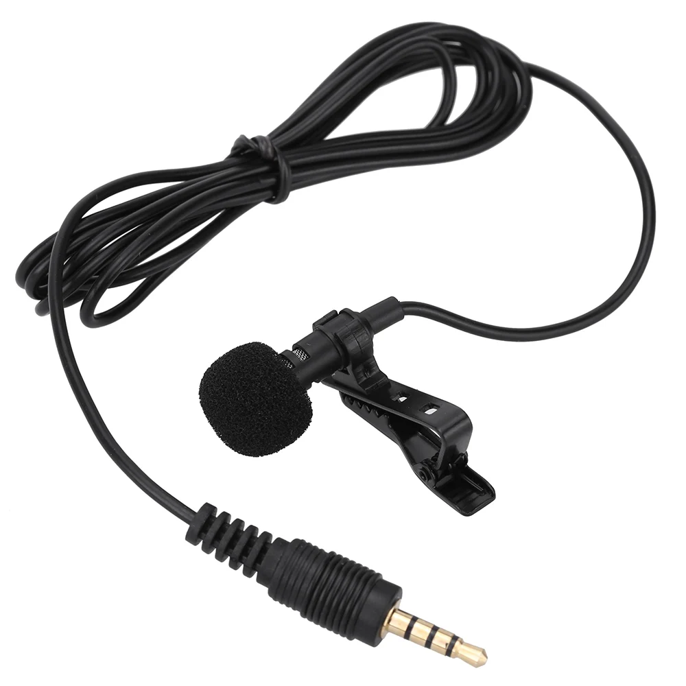 Компактный портативный петличный микрофон с креплением на лацкане
