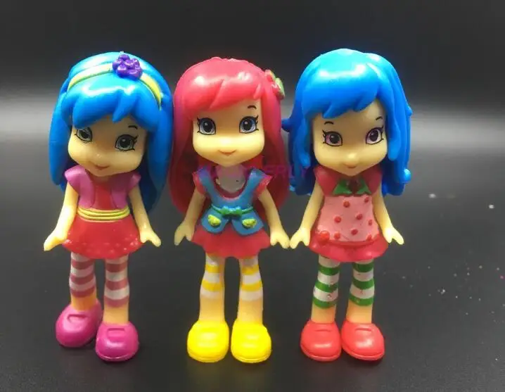 Карманная игрушка Polly 6 шт./компл. 8 см фигурка клубники принцесса кукла торт микро