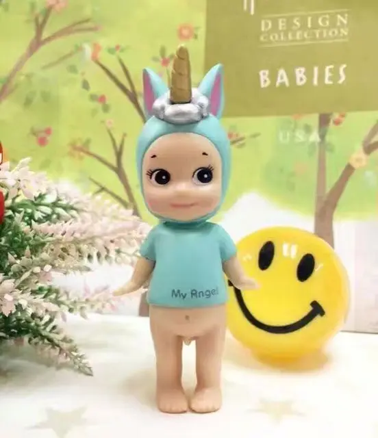 Коллекционная Милая игрушечная кукла-Фигурка Носорога ангела Единорога Kewpie