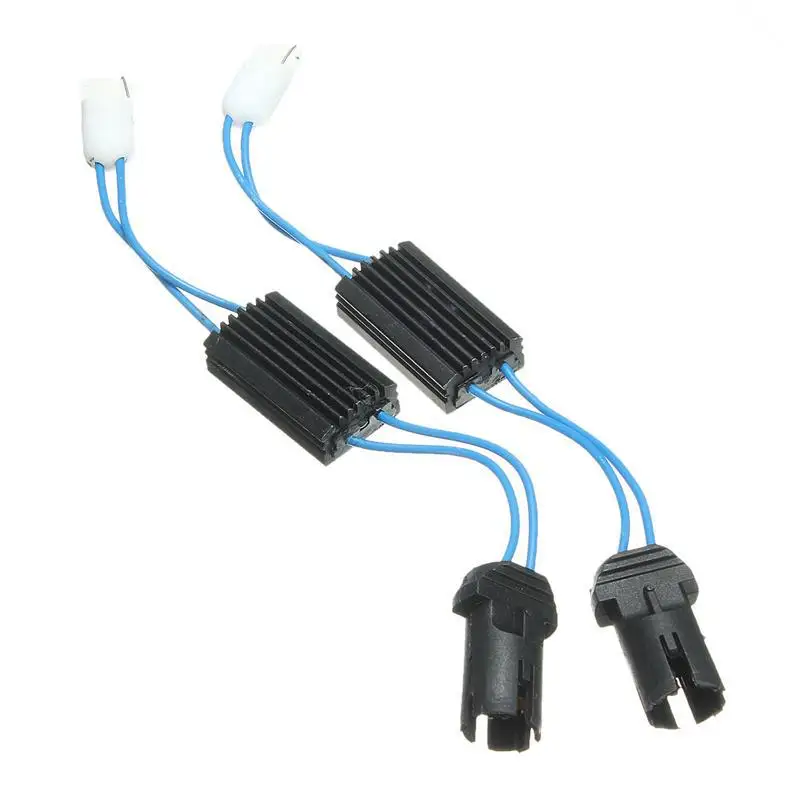 2 шт./компл. T10 W5W BA9S светодиодный декодер Предупреждение CAN шина с компенсатором