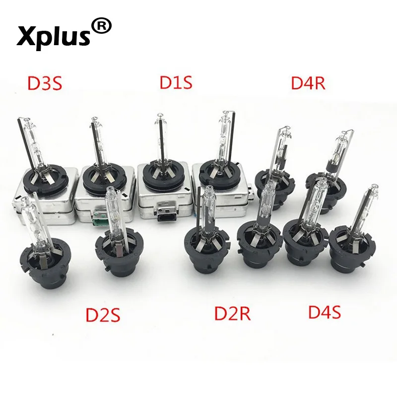 Xplus 55W 35W D2S D2R D2C HID ксеноновая лампа глобус 4300k 5000k 6000k 10000k для автомобильных фар