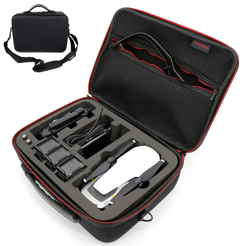 Black Для DJI Mavic дроны сумка чехол для переноски EVA жесткий shellPortable Spark box для DJI Дрон и аксессуары(4 батареи) сумки для хранения - Цвет: Black