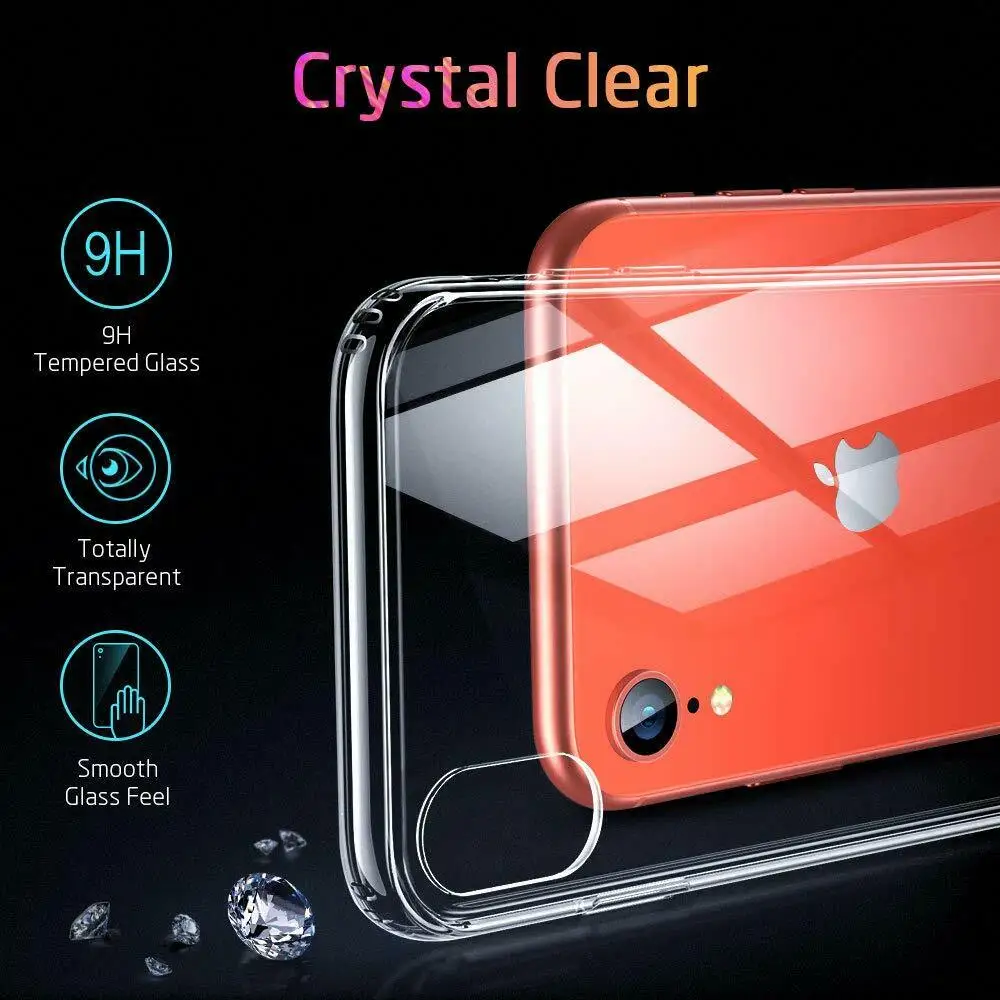 Роскошный чехол GKK для Apple iPhone XR мягкий прозрачный из ТПУ с кристаллами XR|Бамперы| |