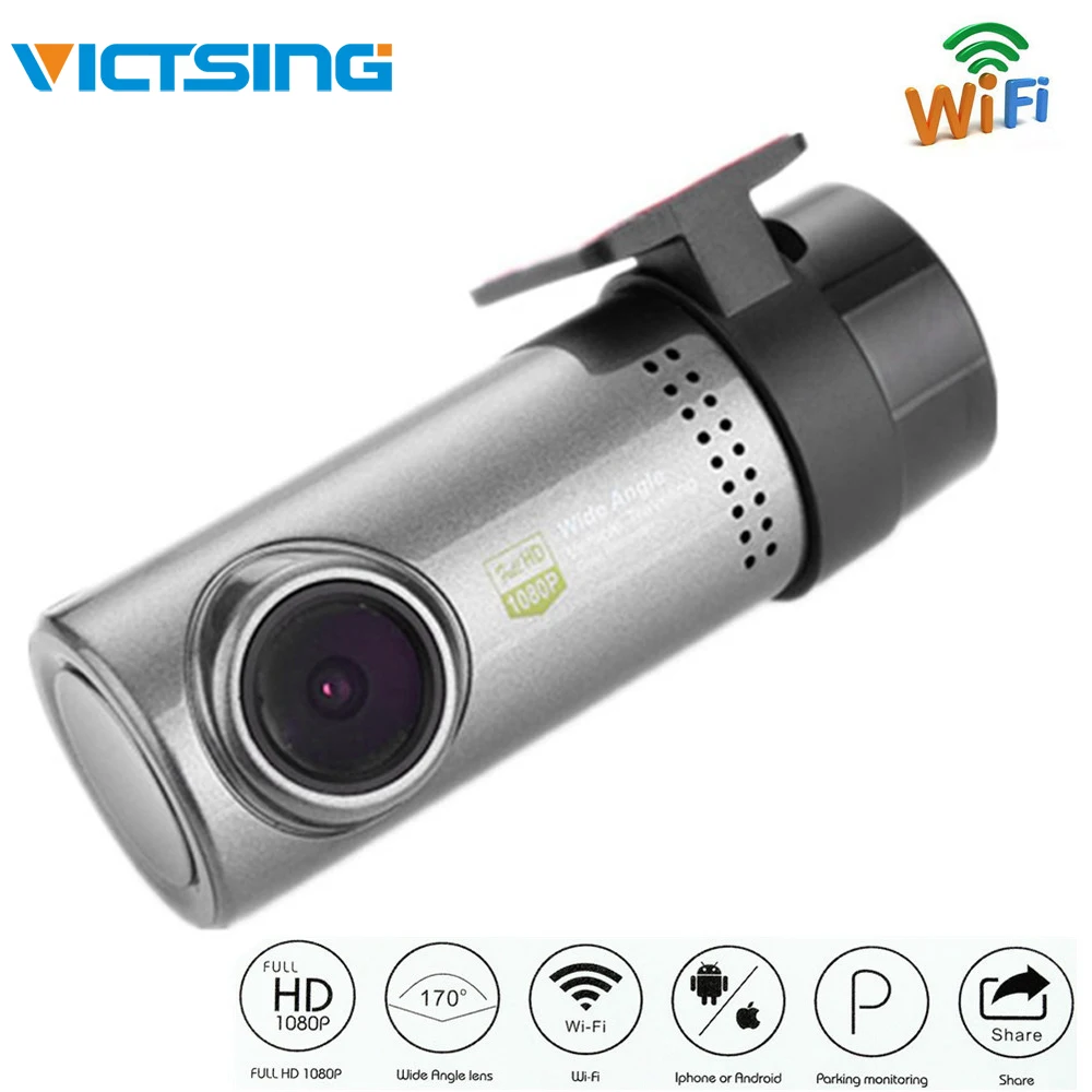 VicTsing 1080P Full HD Автомобильный WIFI подключение DVR Регистратор данных тахограф