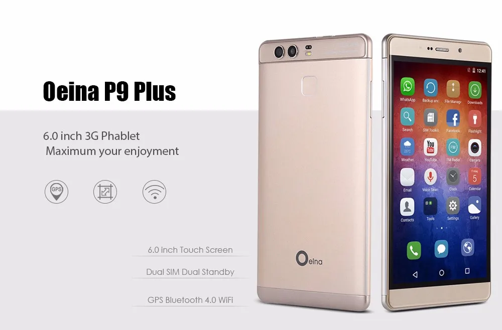 В наличии P9 плюс Android 5 1 6 0 дюйма 3g мобильного телефона MTK6580 4 ядра 2 GHz GB Оперативная
