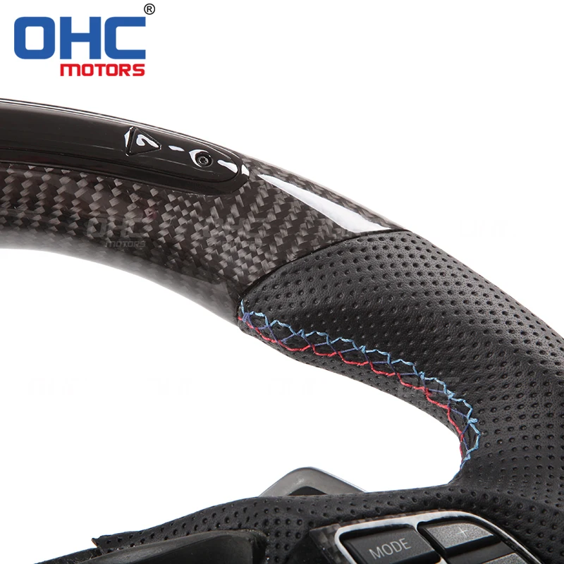 Настоящий руль из углеродного волокна совместим с BMW F10 F12 F01 5 6 7 Seires от OHC