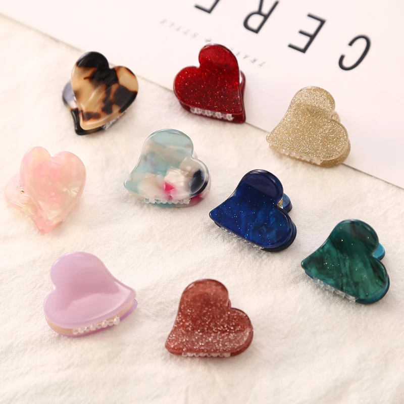 5 шт. новые модные качественные женские маленькие заколки для волос милые