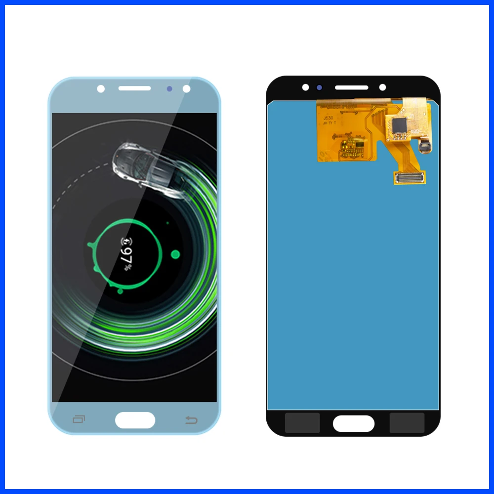 J530 ЖК-дисплей Регулируемый для Samsung Galaxy J5 J530 J530F J530FM ЖК-дисплей модуль+ сенсорный экран дигитайзер Датчик в сборе