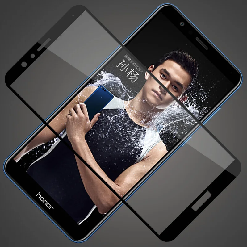 Закаленное стекло с полным покрытием защитная пленка защита экрана для huawei honor 8X